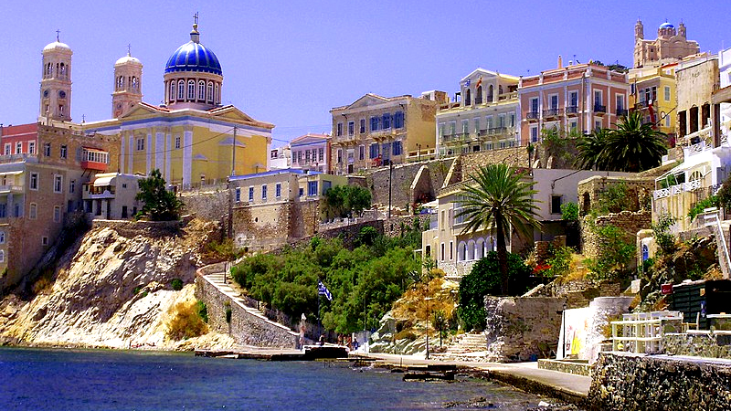 Delfini Strand auf Syros (Griechenland)